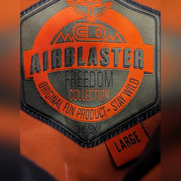 Airblaster Fancy Pants Freedom Women's Ski Snowboard Pants Rust Orange Brown - Picture 6 of 6